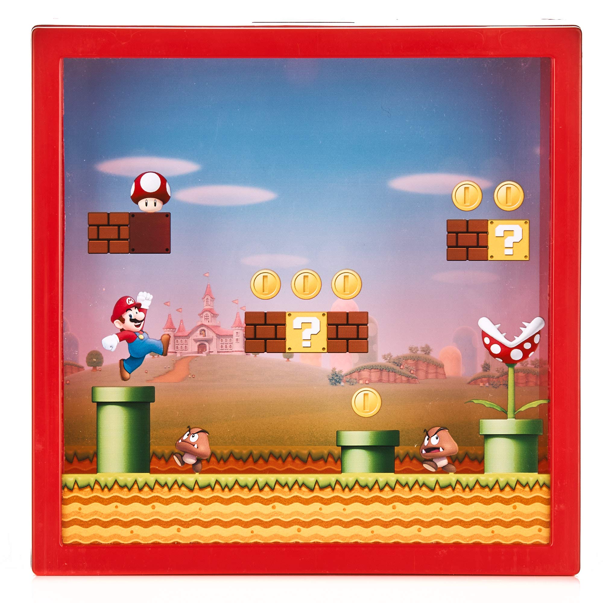 Super Mario Arcade Money Box - Officially Licensed Nintendo Mario Bros Piggy Bank for Cash Savings, Gift for Kids, Bedroom Decor | Paladone