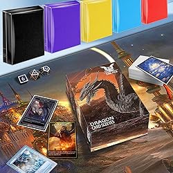 YMluky 600 Card Sleeves for Trading Cards - 6