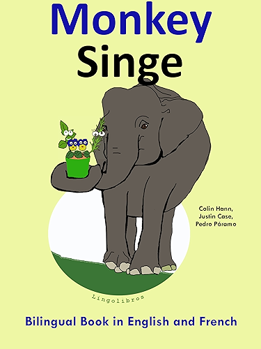 Download Bilingual Book in English and French: Monkey — Singe (Learn French for Kids 3) (English Edition) PDF