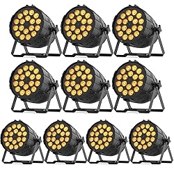 200 W Stage Par Lights, RGBL 4-in-1 LED Par Can