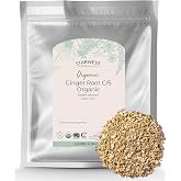 Starwest Botanicals Organic Ginger Root, Baking, &amp; Cooking - Bulk 1 lb Bag | Dried Ginger Herb for Tea, Cut and Sifted, Natural Herbal Spice, Certified Kosher, Non-GMO