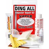 4 Oz All Super - Epoxy Polyester Resin for Surfboard Fiberglass Repair Kit | 4 Oz All SUPER Polyester Repair Kit for Medium to Large Sized Polyester Surfboards Repairs