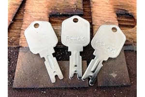 MAVERICK ADVANTAGE 3 Keys- 1430 Forklift Key Works with Hyster Heavy Equipment Ignition Keys Clark Yale Daewoo Hyster Gradall JLG Forklift Key