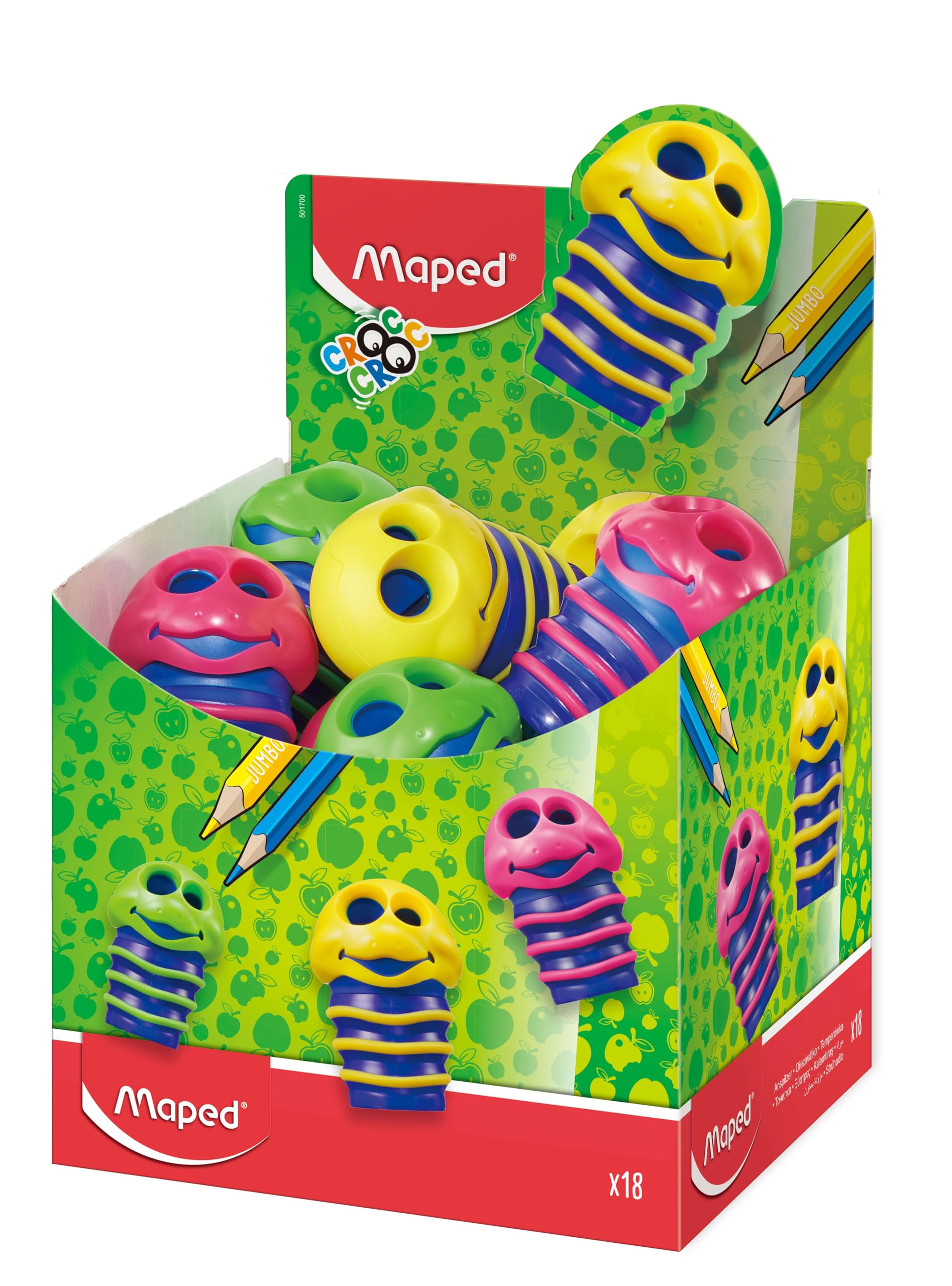 Maped Croc-Croc Sharpener, 1 Unit, Assorted color