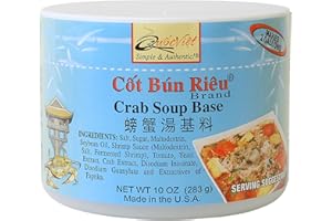 Quoc Viet Foods Crab Flavored Soup Base 10oz Cot Bun Rieu Brand