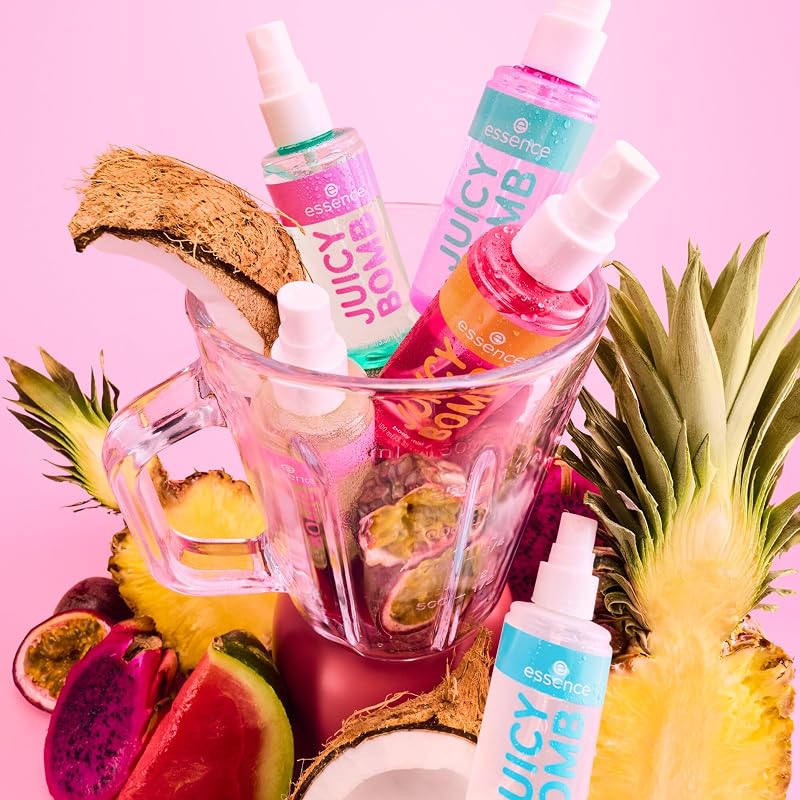 essence JUICY BOMB - Acqua profumata per il corpo Tropical Drop (100ml)