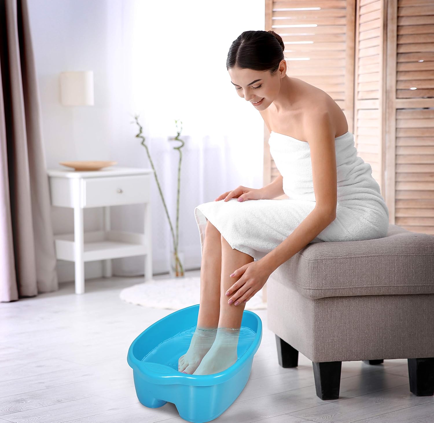 Milliard Extra Large Foot Soak Bath Tub Spa Basin Big Footbath Bucket & Soaker Bowl (FITS UP TO A MEN'S SIZE 12): Beauty