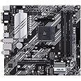 ASUS Prime B550M-A AC AMD AM4 (3rd Gen Ryzen™) Micro ATX Motherboard (PCIe 4.0, WiFi, ECC Memory, 1Gb LAN, HDMI 2.1/D-Sub, 4K@60HZ, Addressable Gen 2 RGB Header and Aura Sync)