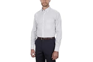 Van Heusen Men's Dress Shirt Regular Fit Pinpoint Stripe