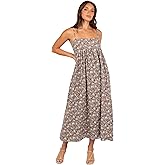 Petal & Pup Womens Andy Maxi Dress - Olive Ditsy Floral