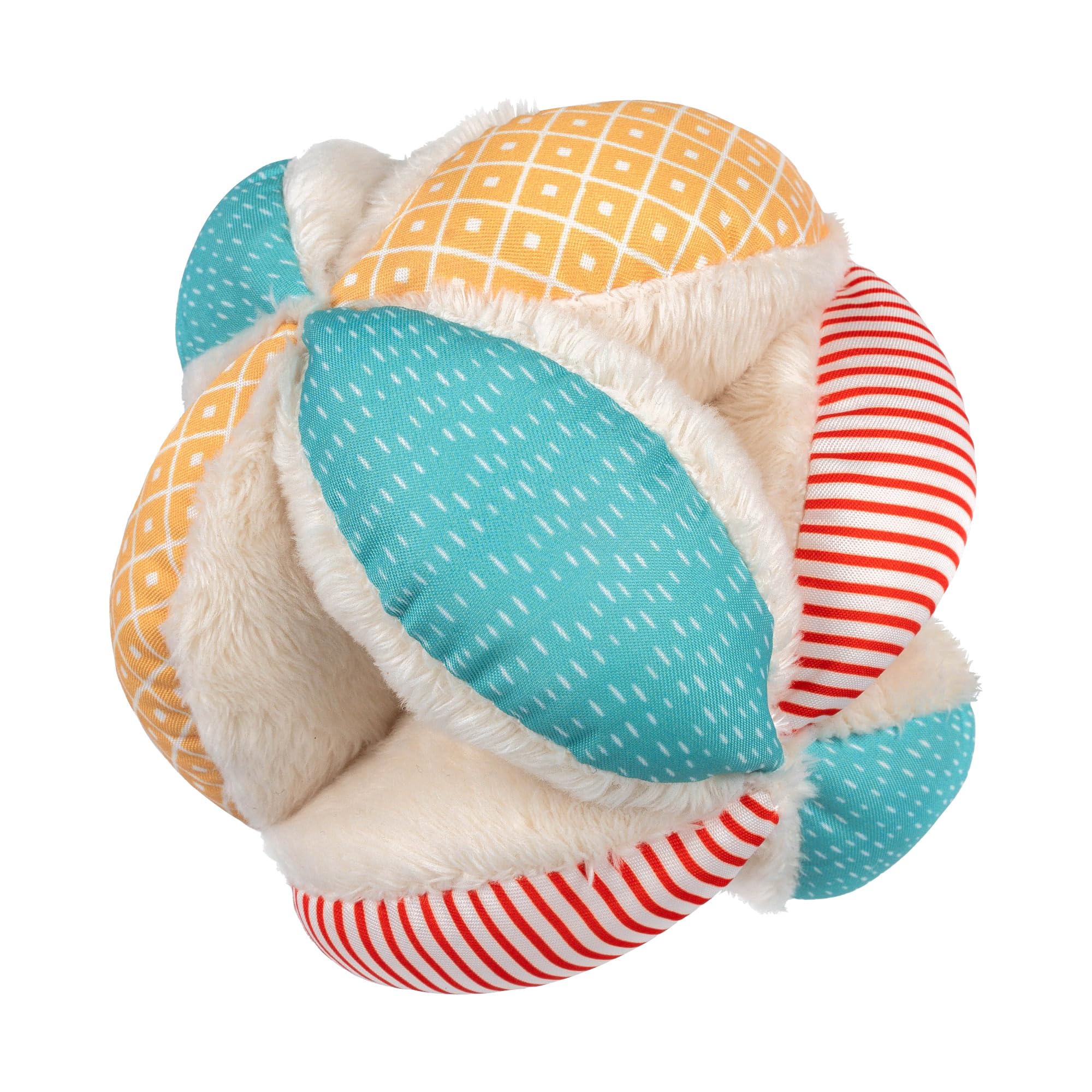 Dentistar Motoric Ball - Sensory Balls for Babies to Promote Fine Motor Skills - Different Textures for the Sense of Touch - Little Bell Inside - BPA Free - Multicolour