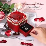Firestyle Preserved Red Rose & I Love You Necklace - Eternal Gifts view 2