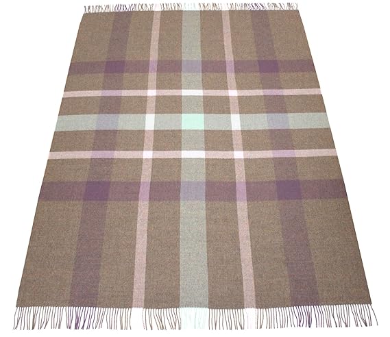 Lorenzo Cana Luxus Alpakadecke aus 100% Alpaka - Wolle vom Baby - Alpaka flauschig weich Decke Wohndecke Sofadecke Tagesdecke