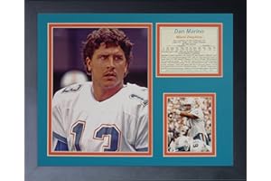 Legends Never Die Dan Marino Portrait Framed Photo Collage, 11 x 14-Inch