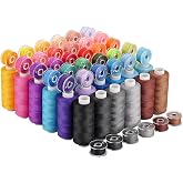 72 pcs Sewing Thread Kit,36 Colors 400y Polyester Thread 36 Colors Bobbins | Thread for Sewing for Hand &amp; Sewing Machine, Emergency and Travel, DIY and Home.