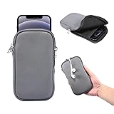 Zip Slim Neoprene Cell Phone Sleeve, Mesh Pocket