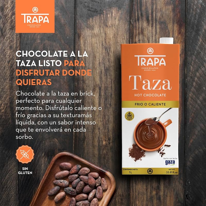 | Chocolate a la Taza | Brik 1L | Sin Gluten