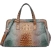 Makcr Joacbv Women Fashion Crocodile Print Handbag Shoulder Satchel Top Handle Crossbody Bag