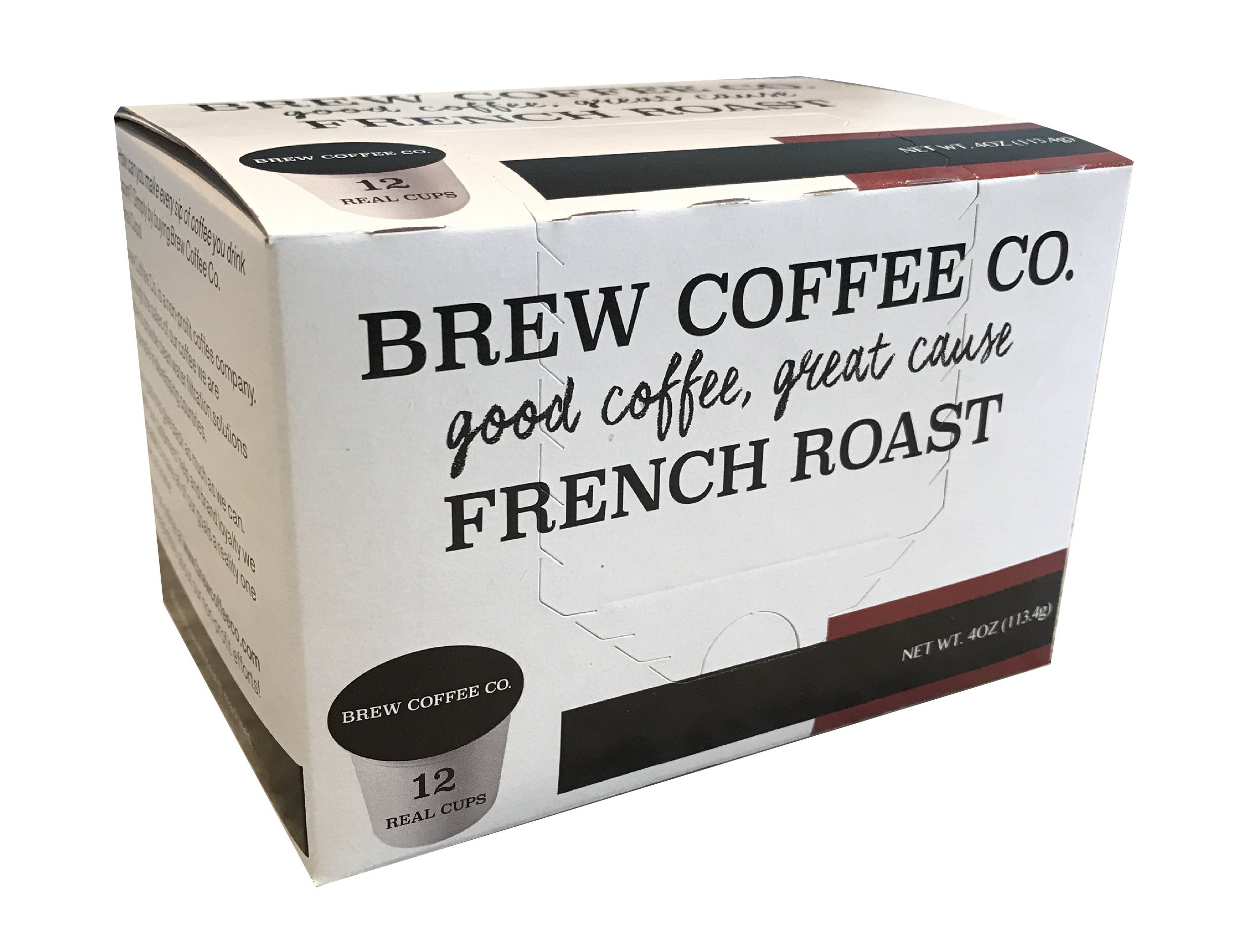 Brew Coffee Co - Keurig for Single Serving Coffee Cups - French Roast