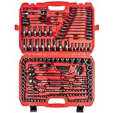 LLNDEI 160-Piece Mechanics Tool Set, Metric Socket