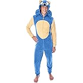 Bioworld Sonic The Hedgehog Men's Video Game Character Costume One-Piece Union Suit Pajama Onesie