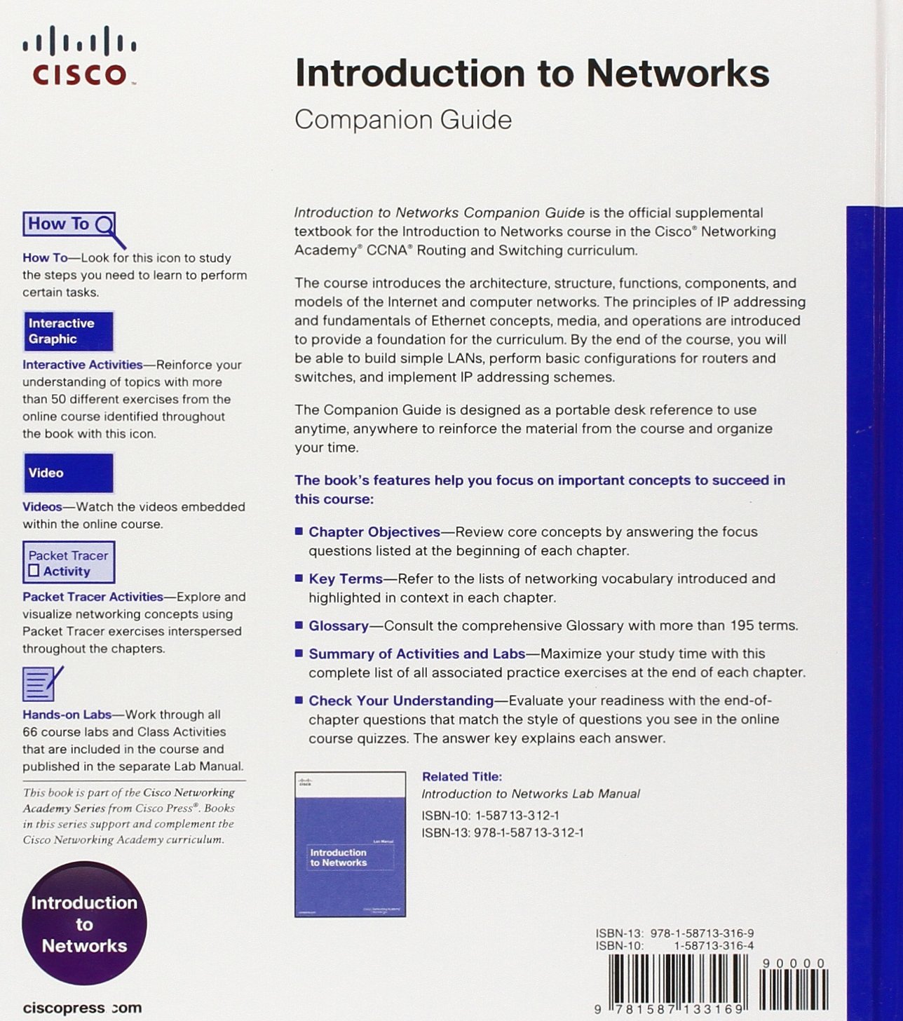 Introduction to Networks Companion Guide: Cisco Networking Academy:  9781587133169: Books - Amazon.