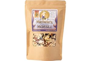 MICHELE’S GRANOLA Michele's Granola - Toasted Muesli - Handmade Non-GMO Whole Grain Oats - Free of Gluten, Soy, Wheat, Dairy, Added Oils & Refined Sugar