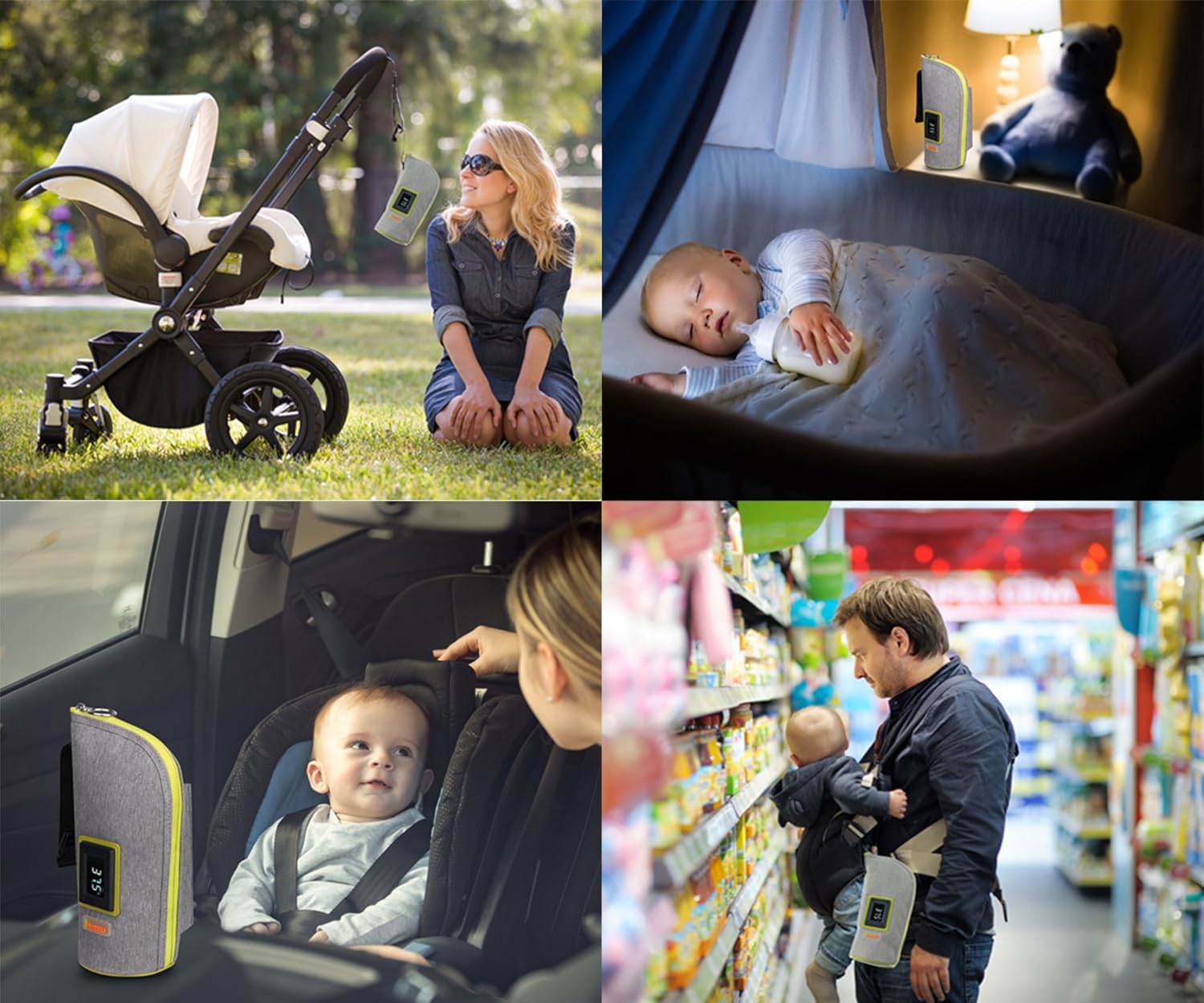 ihotku travel baby bottle warmer