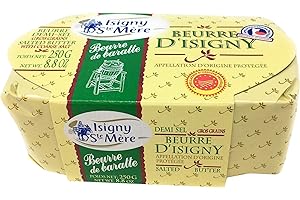 ISIGNY STE MERE Salted Churned Butter, 8.8 OZ