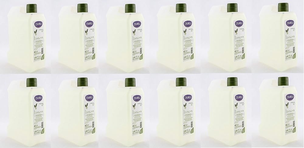 Duru Lemon Scented Mini Cologne Water Canister 1 Litre 12 Pack Offer