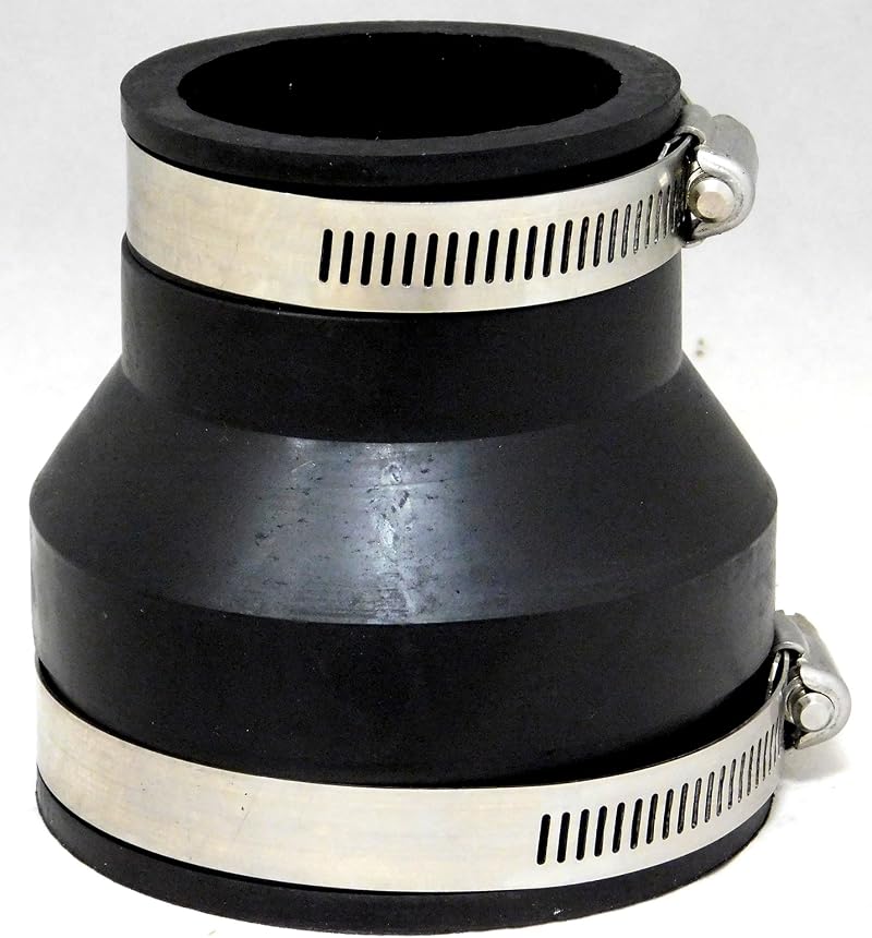 Cloverleaf 3" to 2" Rubber Reducer for Pond Pipework