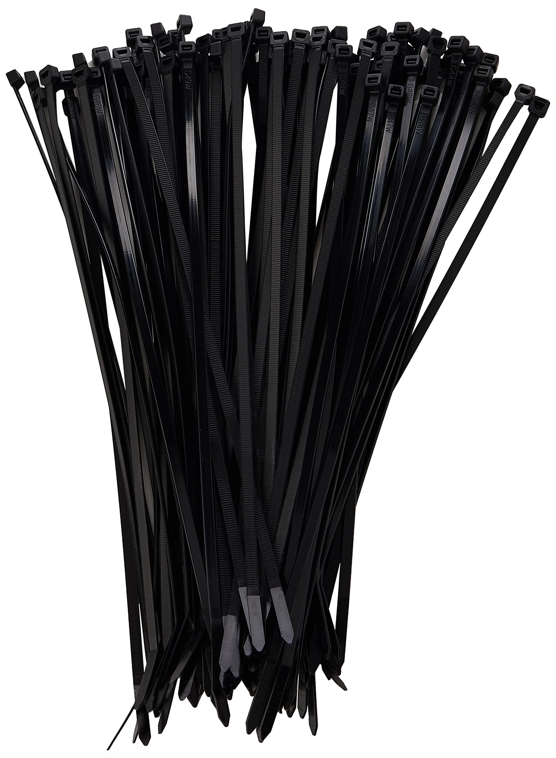Virgin Nylon 6/Cable Tie Black (Pack 100) 300mm x 4.8mm