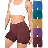 BAMBOO COOL Womens BoyShorts Underwear Seamless Boxer Briefs Mid Rise Full Coverage Breathable Stretch Ladies Panties 5 Pack