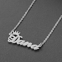 Custom Silver Name Necklace Personalized for