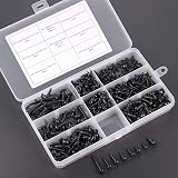 Fentar 350Pcs Self Tapping Screws Set Black Carbon Steel M3-M4.8 with Storage view 4