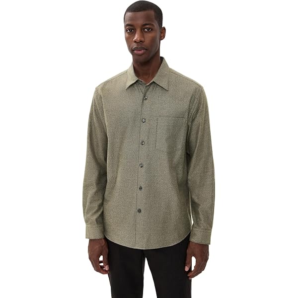 Amazon.com: Theory Men's Irving Soft Plaid Shirt, Hunter Green
