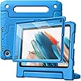 JETech Kids Case for Samsung Galaxy Tab A8 10.5-Inch 2022 (SM-X200/X205/X207) with Built-in Screen Protector, Shockproof Full-Body Handle Stand Tablet Protective Cover (Blue)