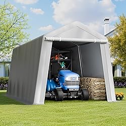 VEVOR Outdoor Storage Shed, 8 x 14 ft Portable