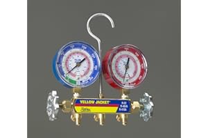 Ritchie Engineering Co., Inc. / YELLOW JACKET 42001 Yellow Jacket manifold w/gauges less hoses R22/R40