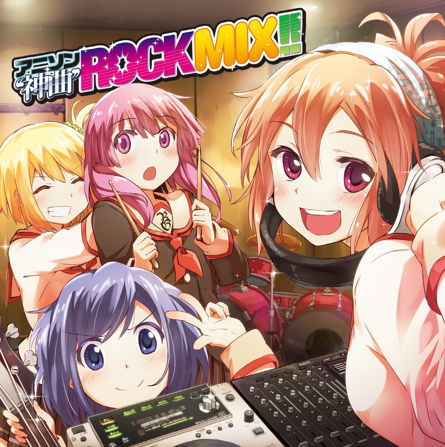 Amazon アニソン 神曲 Rock Mix Cross The Line オムニバス アニメ 音楽