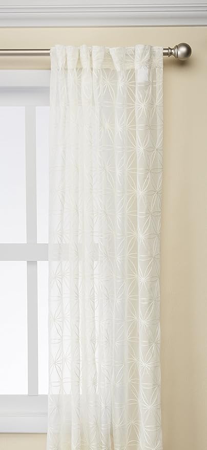 Buy Sheer Curtains For Bedroom Modern Contemporary White Sheer