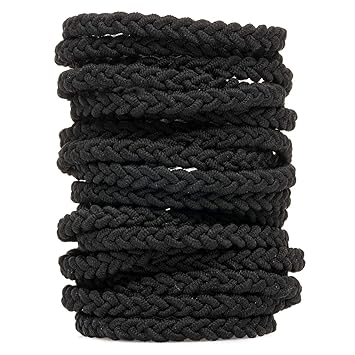Amazon Com Hair Ties Braided Hair Tie Black Braided Hair Ties