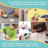 Smith's Colourful Glitter Glue Sticks 7mm x 100mm 50 Pack RoHS Safe view 6