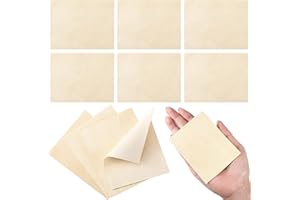 Potchen 20 Pieces Pre Cut Chamois for Smoothing Pot Rim Chamois Clay Soft Cloth Pottery Tool Kit Ceramic Pottery Tools and Supplies Ceramics Trimming Tools