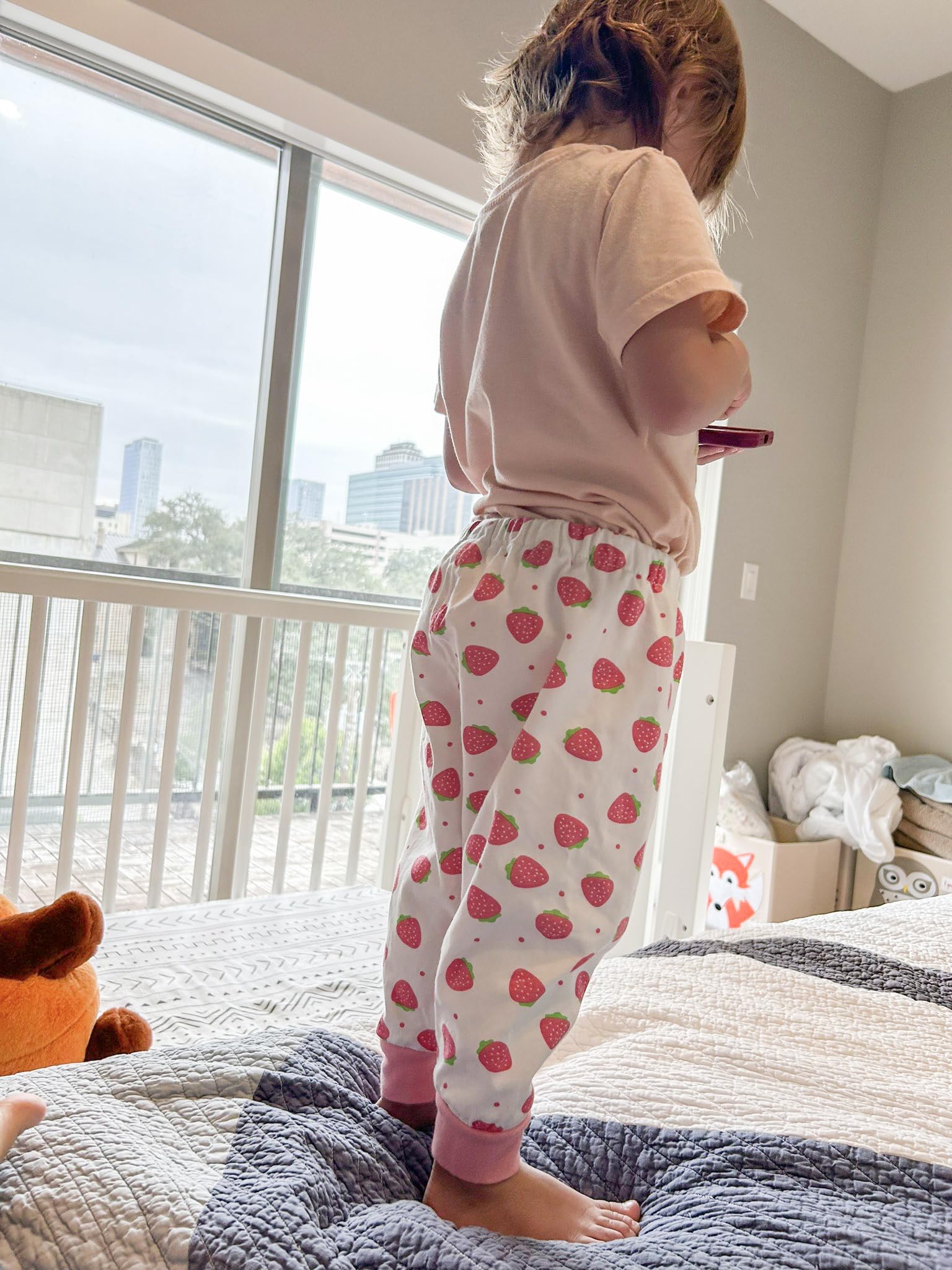 MooMoo Baby Waterproof Diaper Pants for Potty Training 2 Packs Nighttime Diaper Short for Boys and Girls