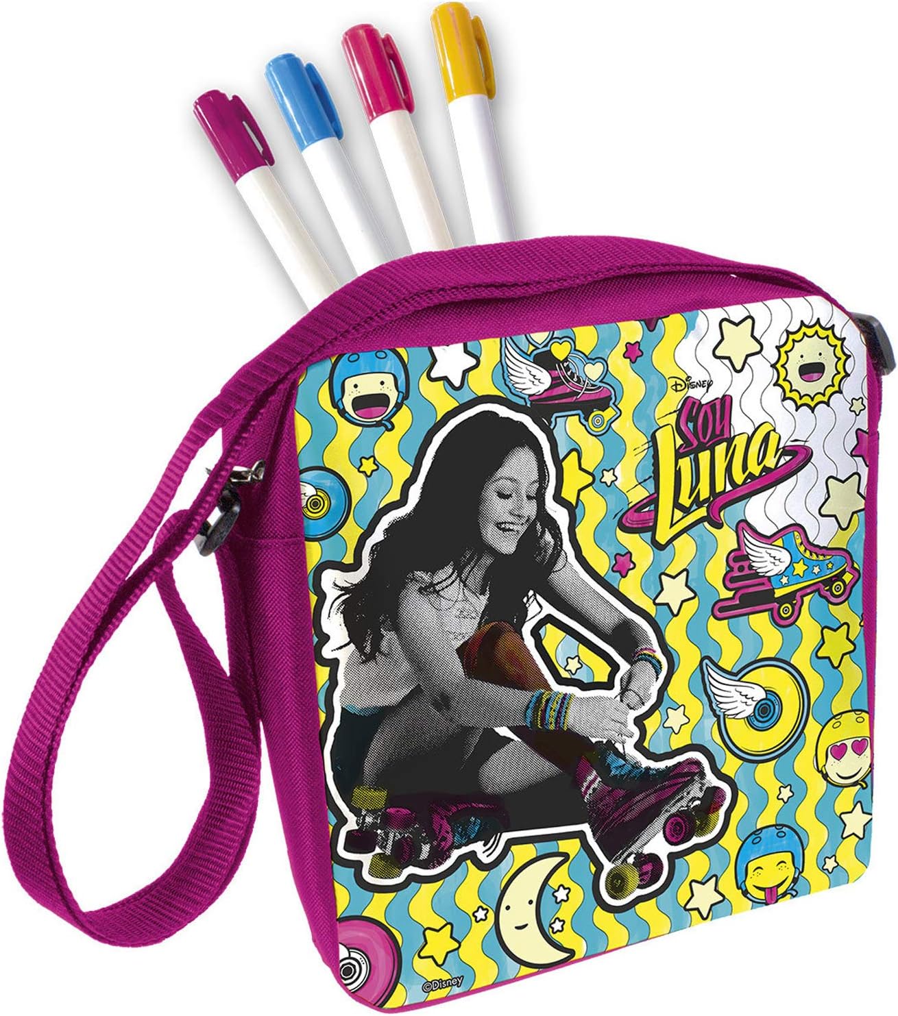 Sac à Dos Soy Luna Athlétique Format A4 - Avec Bandoulière, Pour Ordinateur Scolaire
