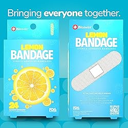 BioSwiss Bandages, Lemon Print Self Adhesive