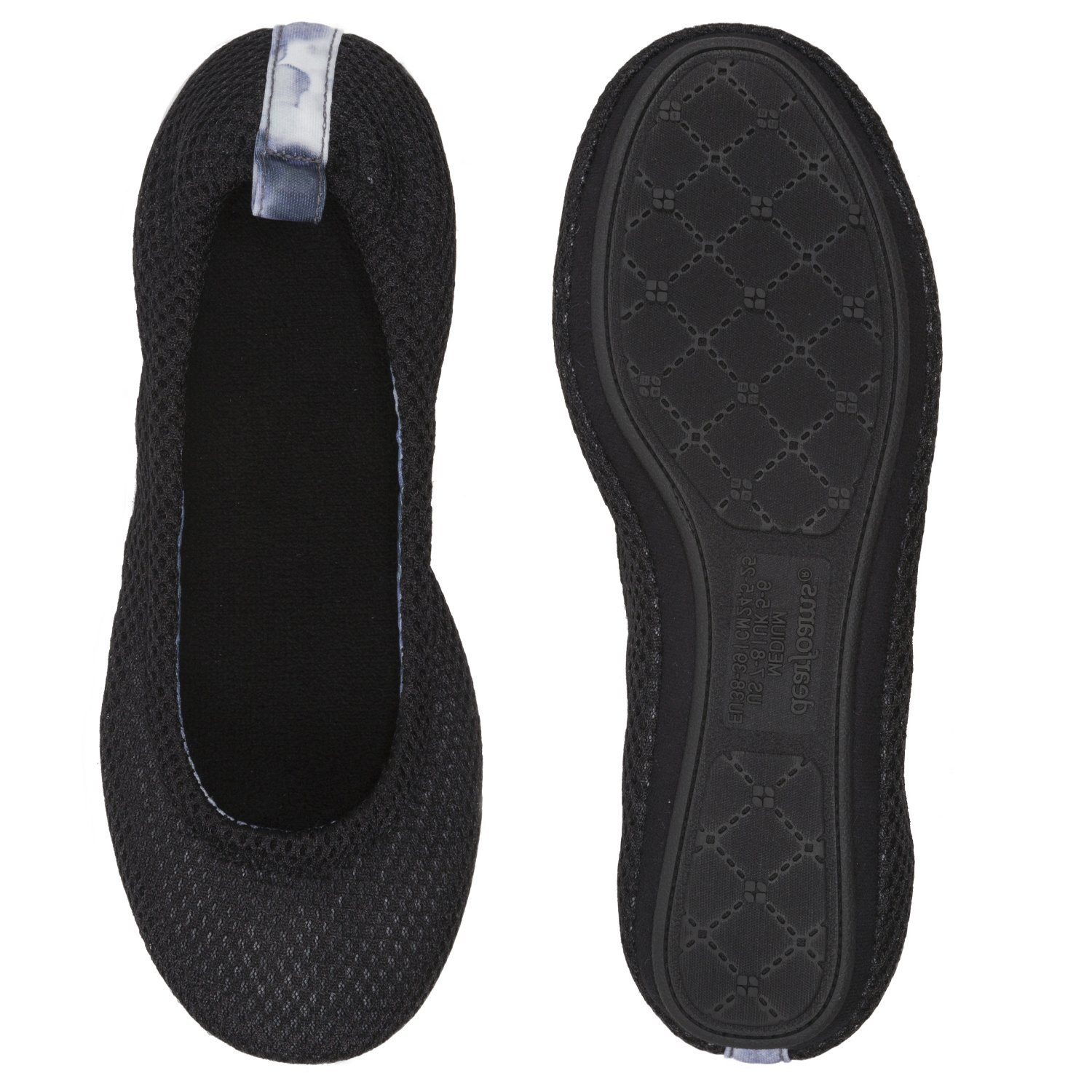 dearfoams active mesh ballerina