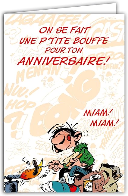 Carte Anniversaire Gaston Lagaffe 1 Un An De Plus Glct 0201 Amazon Fr Fournitures De Bureau Carte Anniversaire Gaston Lagaffe 1 Un An De Plus Glct 0201 Amazon Fr Fournitures De Bureau