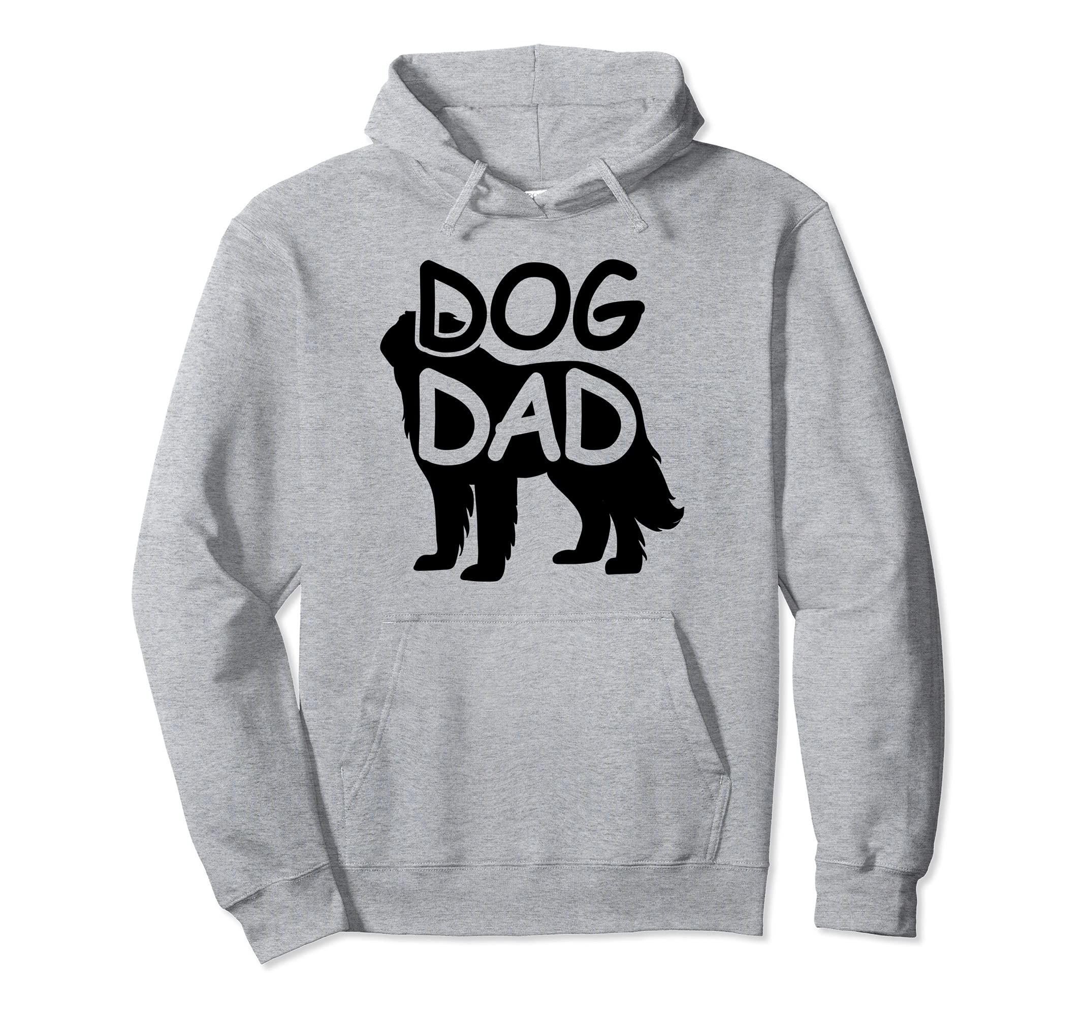 Best Dog Dad Men Doggy Bark Bone Fathers Day Boy Puppy Male Pullover Hoodie